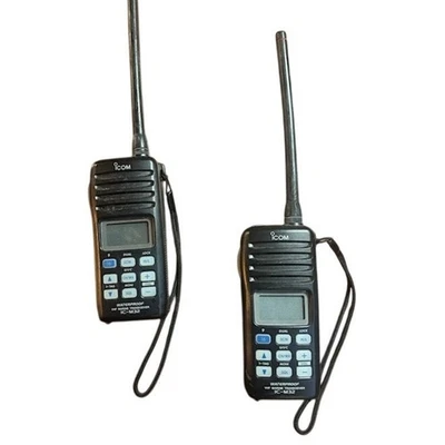  Icom IC-M36 Floating Submersible 2 Marine Transceivers No Chargers! Untested.  - Image 1 of 4