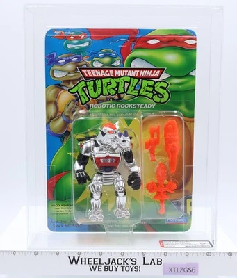 Robotic Rocksteady 橙色 Acc. AFA 等级 80 80/85/85 TMNT 52 后玩伴 — 第 1/4 张图片