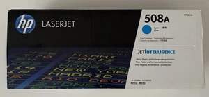 Cartouche de toner cyan LaserJet d'origine OEM HP 508A CF361A - NEUVE BOÎTE SCELLÉE - Photo 1/2