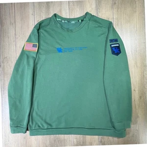 Felpa Nike UK Kentucky Wildcats taglia XL equipaggio militare verde saluto sul campo - Foto 1 di 10