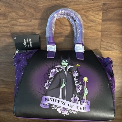 Loungefly Disney Maleficent Mistress Of Evil Satchel Purse NEW With Tags - Image 1 of 4