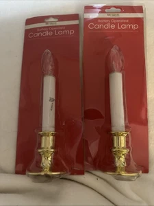 Set x 2, 8”Battery Operated Candle, Safe! Christmas, Night Light, Rite Aid - Picture 1 of 3