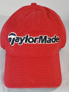 TaylorMade Tmax Gear Red Hat  Cap Adjustable One Size Fits All Golf - Picture 1 of 13