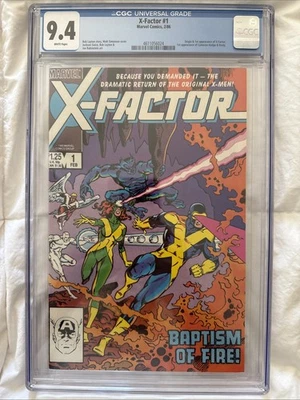  X-Factor #1  CGC 9.4 Origin and 1st App of X-Factor, Cameron Hodge & Rusty - Image 1 of 2