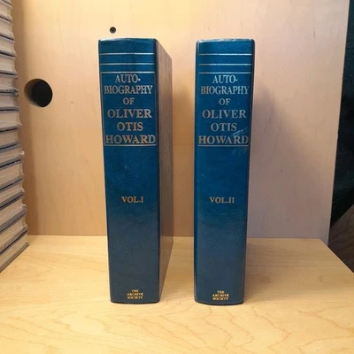 Set 2 Books Autobiography Of Oliver Otis Howard The Archice Society HC   - Image 1 of 4