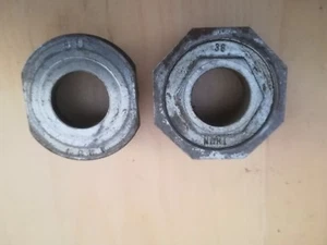 vintage movimento centrale eroica central thun 36 bottom bracket caps calotte - Picture 1 of 1