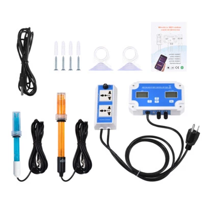 WiFi Data Logger Temp PH Salinity Meter Online Controller Tester for Aquariums - Image 1 of 4
