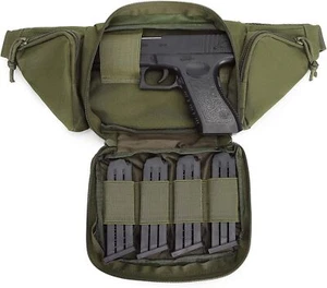 Tactical Concealed Carry Fanny Pack Holster Pistol Waist Pack Bag Gun Holster - Picture 1 of 15