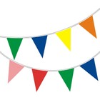 10m/20m Multicoloured Pennant Bunting Triangle Banners Flag Decor Party Ukraine