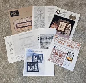 Lot Of Holiday Cross Stitching Patterns - Picture 1 of 1