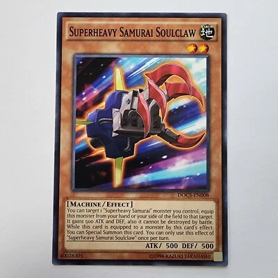 Superheavy Samurai Soulclaw - DOCS-EN008 - LP - Common - Unlimited - Yugioh - Image 1 of 2