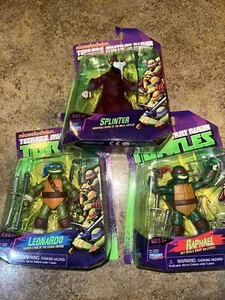 Teenage Mutant Ninja Turtles 2012 splinter Leonardo Raphaël - Photo 1/7