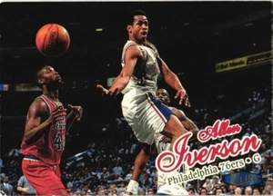 Allen Iverson 1997 98 Fleer Card #107 Philadelphia 76ers NBA Basketball - Bild 1 von 2