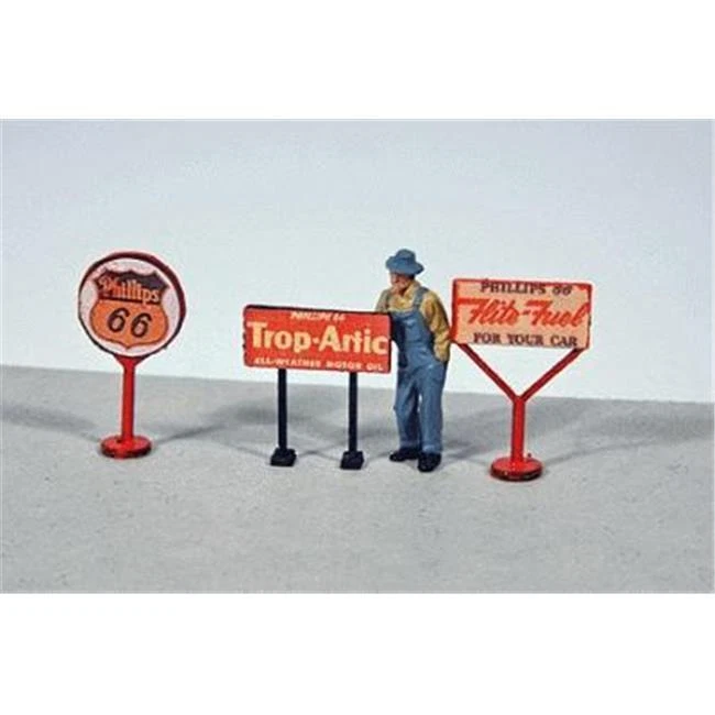 JL Innovative Design JLI467 Vintage Phillips Gas Station Curb Signs - Image 1 of 1