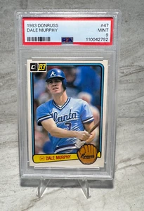 Donruss #47 1983 Dale Murphy Atlanda Braves PSA 9 - Imagen 1 de 2