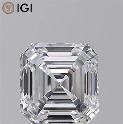 2.01Ct Asscher cut Fancy Shape Diamond IGI Certified VS2 Clarity E - Image 1 of 4