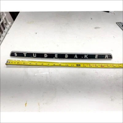 STUDEBAKER 1954 1955 CHAMPION COMMANDER STATION WAGON TAILGATE NAME PLATE nx - Image 1 of 2