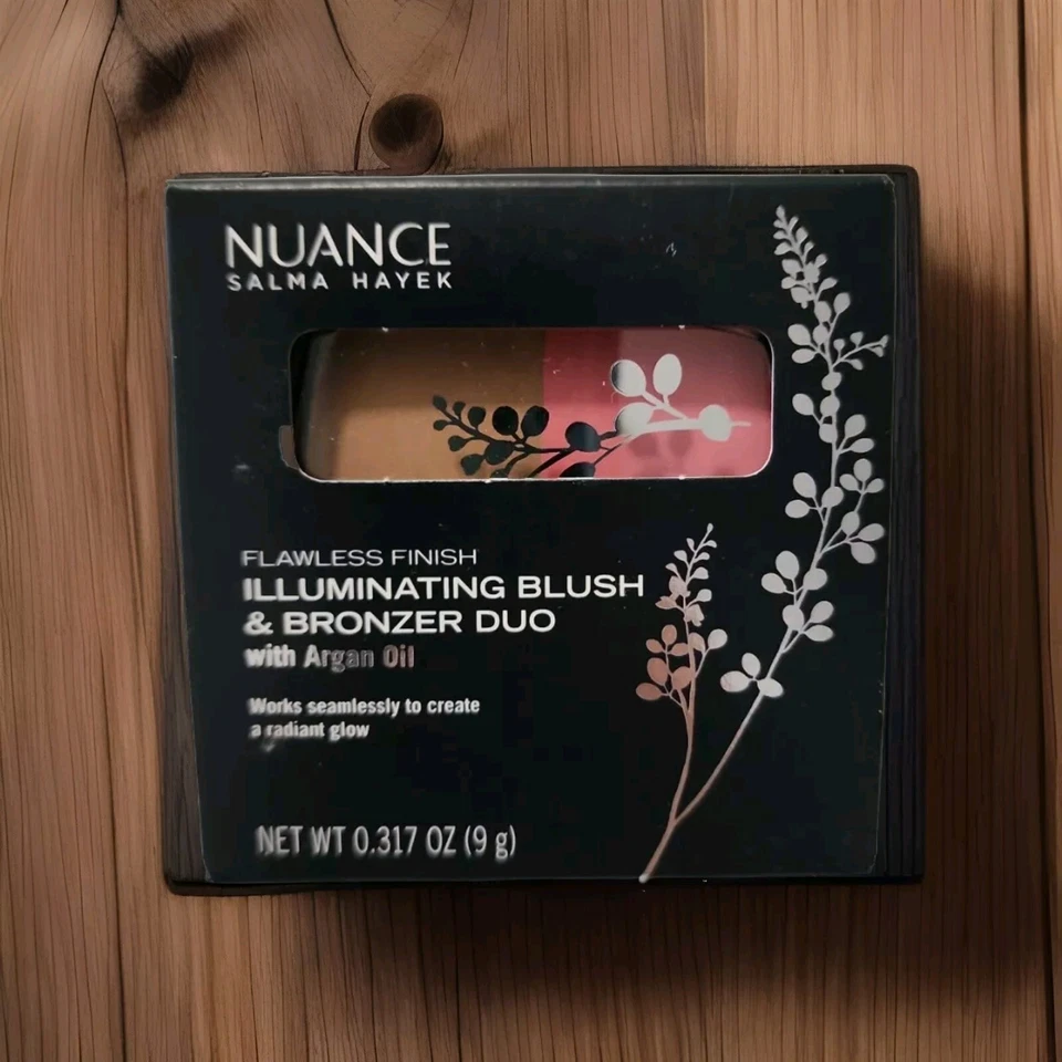 Nuance Salma Hayek Illuminating Blush & Bronzer Duo ~ 550 Golden Pink - Image 1 of 1
