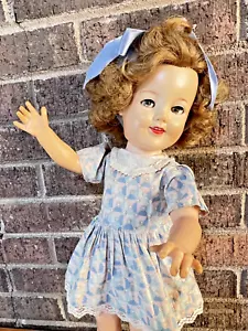 Vintage Shirley Temple Puppe ST-19-1 Ideal Doll Flirty Eyes Rollschuh Fun mke - Bild 1 von 11