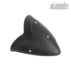 For Ducati Monster 1100 EVO Carbon Fiber Exhaust Pipe Cover Heat Shield Matte - Picture 1 of 14