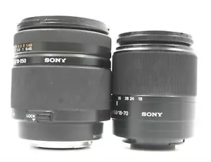 SONY Zoom DT 18-250mm F3.5-6.3 and 18-70mm Lens - Free Shipping - Picture 1 of 5