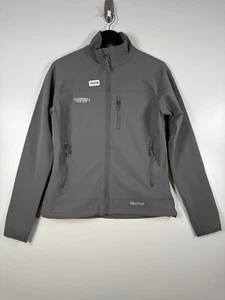 BNWT $100 Marmot Womens Full Zip Mockneck M3 Tempo Jacket Gray Sz Small 18.5x24 - Picture 1 of 16