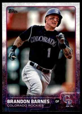 2015 Topps Series 2 Brandon Barners #492 Colorado Rockies - Image 1 of 2