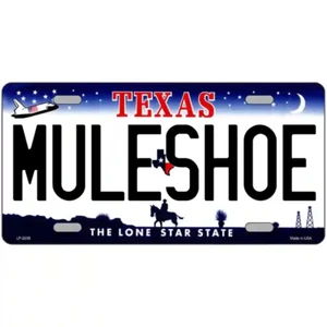 Muleshoe Texas Metal Sign - Picture 1 of 1