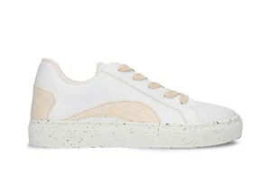 Zapatillas bajas blancas veganas apple leather piñatex goma reciclada sostenible - Imagen 1 de 13