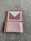 Pink Leather Dior Compact Mirror With Satin Case - Rare