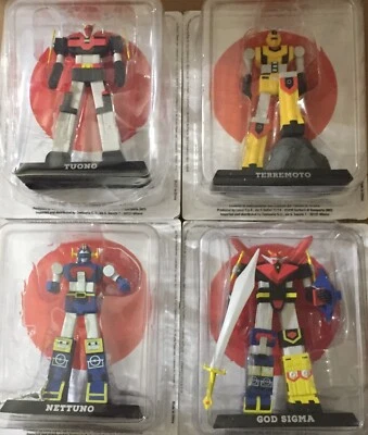 God Sigma tuono Nettuno Terremoto Anime Robot Figures Collection Come da Foto - Immagine 1 di 4
