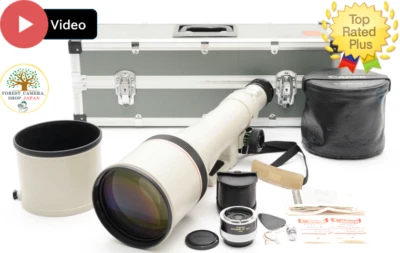 【OPT MINT w/Trunk】Canon New FD NFD 800mm f5.6 L Telephoto MF Lens From Japan - Image 1 of 4