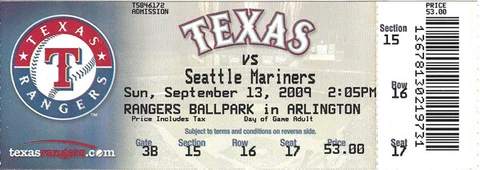 ICHIRO SUZUKI UNSIGNED 200TH HIT GAME UNUSED TICKET MARINERS UNSIGNED 93059 Cover