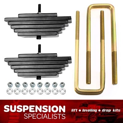 For 1980-1998 Ford F250 Super Duty 4X4 3" Front Leveling Lift Mini Leaf Pack Kit Foto 1 de 4