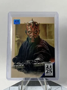 2024 Topps Chrome Star Wars Galaxy Darth Maul AM-11 BLUE /150 - Picture 1 of 2