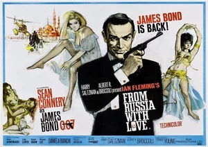 James Bond 007: Liebesgrüsse aus Moskau (1963) | US Import Filmposter 59x84 cm - Bild 1 von 2
