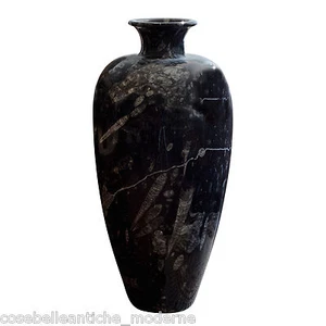 Vase Centrotavola Marmo Nero Marble Fossil Black Herzstück CLASSIC HOME DESIGN - Bild 1 von 1