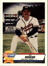 1993 Idaho Falls Braves Fleer/ProCards #4036 Erik Moreno