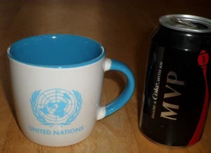 [ UN ] "UNITED NATIONS", Keramik Kaffeetasse / Becher, Vintage - Bild 1 von 9