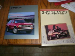 Folletos de ventas de Chevrolet Blazer 1991 y 1994 - dos años - vintage - Imagen 1 de 4