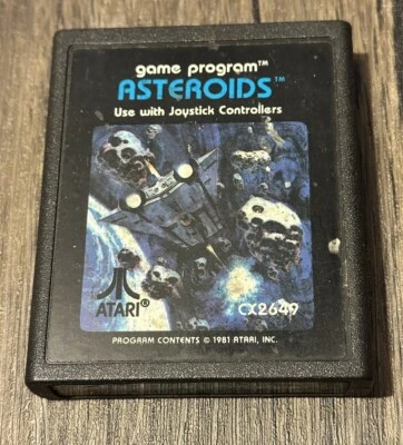 Asteroids Atari 2600 Authentic Cartridge Only CX 2649 Cleaned & Tested!! - Image 1 of 4