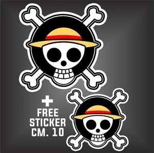 adesivo ONE PIECE BARBABIANCA MONKEY aufkleber AUTOCOLLANT + 1 FREE STICKER cm10 - Bild 1 von 1