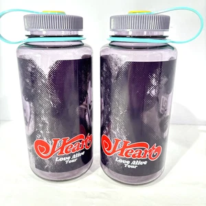 Heart Love Alive Tour 2019 Nalgene Trinkflasche Reverb selten 2er Set - Bild 1 von 11