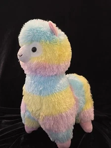 AlPacasso Alpaca Rainbow Plush Amuse Japanese Plush Toy Llama 14 Inch NEW W/tags - Picture 1 of 6
