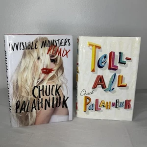 Invisible Monsters Remix Tell-All Chuck Palahniuk Thriller Fiction Lot Hardcover - Imagen 1 de 4