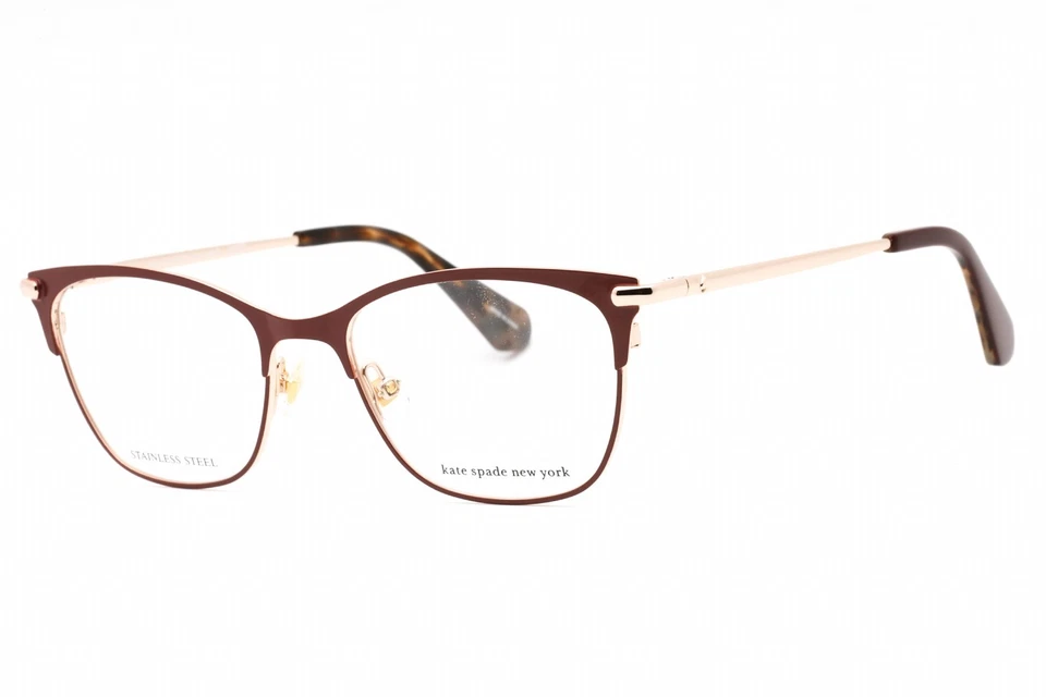 Authentic Kate Spade Bendall 0lhf Opal Burgundy Eyeglasses