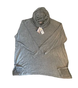 Suéter elástico supersuave Per Se nuevo con etiquetas Plus 24W cuello capucha LS - Imagen 1 de 11