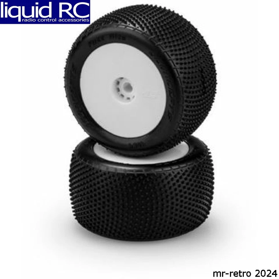 JConcepts 40841221 Fuzz Bite - pink compound - pre-mounted white wheels Fits - - Image 1 of 1