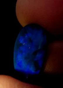 6.63ct Pure Solid Black Opal Hunter Lightning Ridge Vibrant Galaxy Polished ✨️ - Picture 1 of 3