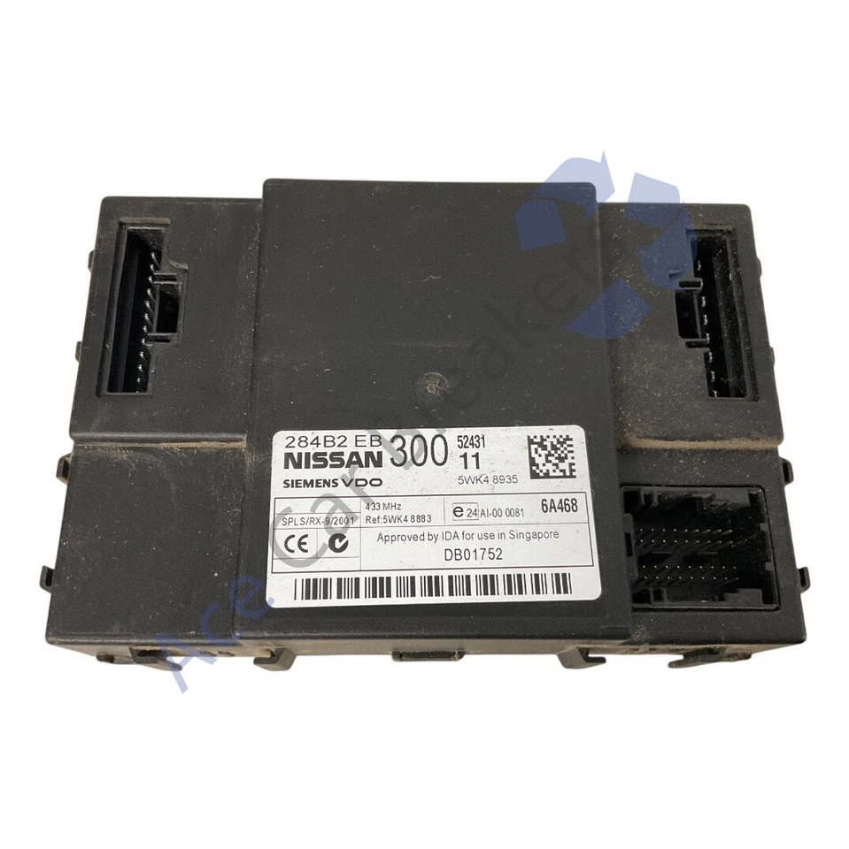 Nissan Navara 04-11 Pre-Facelift BCU BCM 284B2EB300 - Image 1 of 4